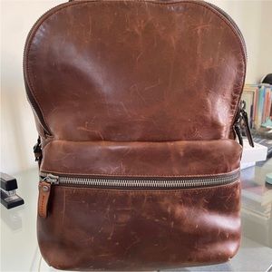 THE RUNWELL BACKPACK BY SHINOLA - BROWN  Navigator LEATHER